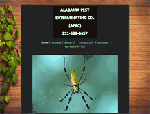 Tablet Screenshot of apecalabamapest.com